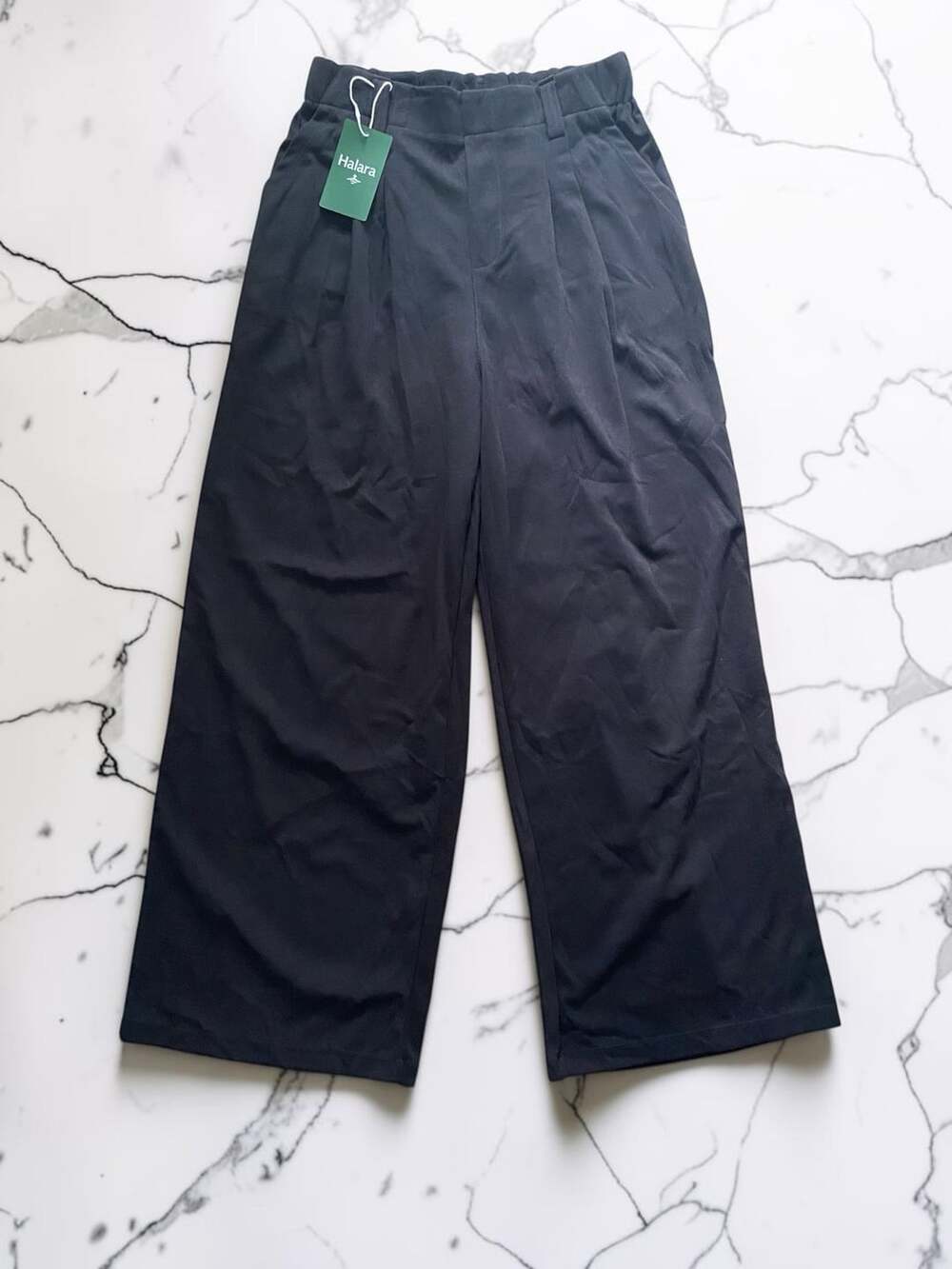 Halara Flex High Waisted Pocket Wide Leg Waffle Work Pants